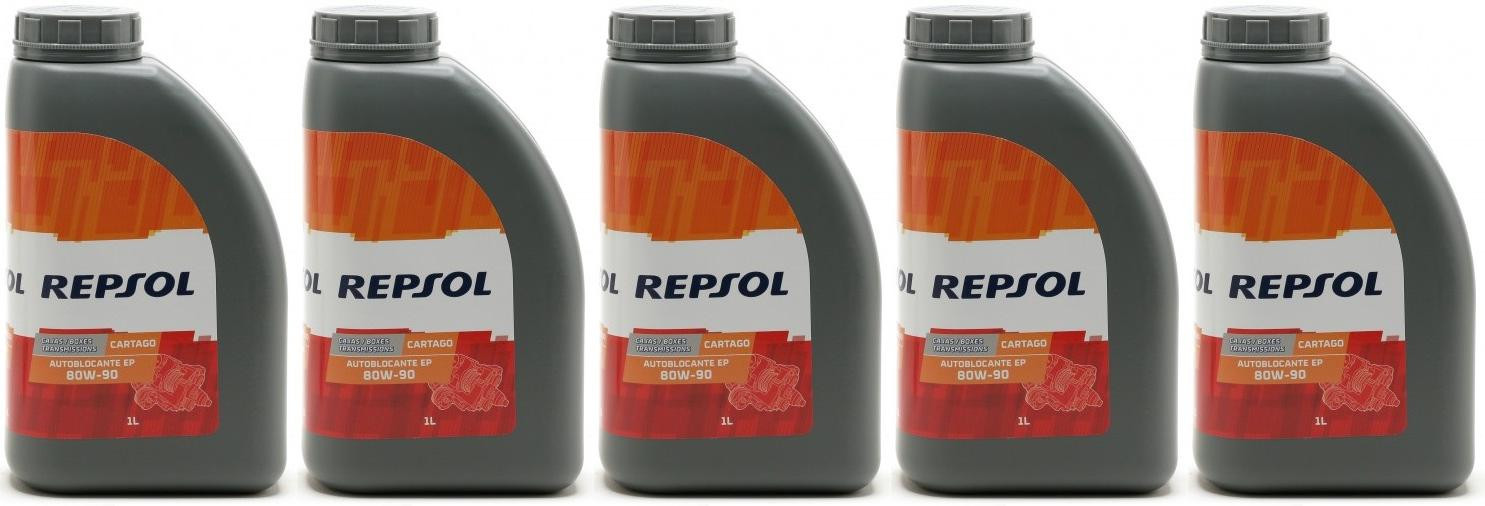 Repsol Getriebeöl CART.EP AUTOBL.80W90 1 Liter 5x 1l = 5 Liter