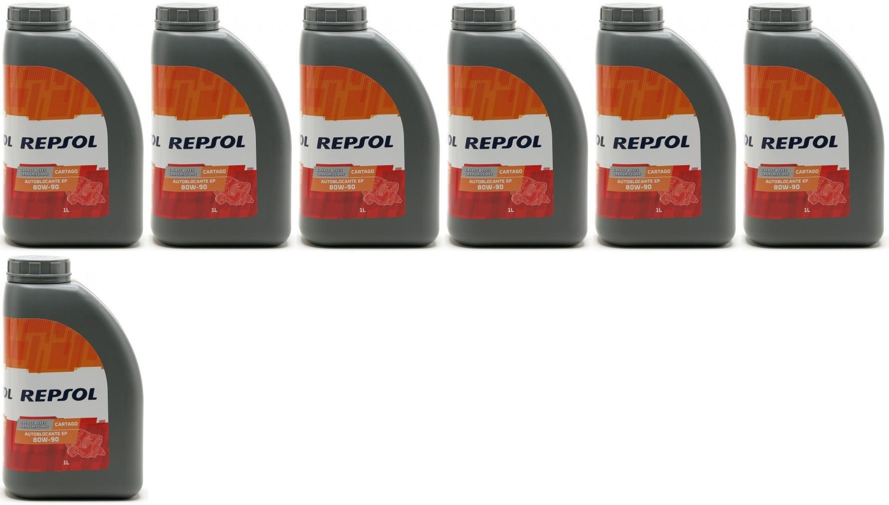 Repsol Getriebeöl CART.EP AUTOBL.80W90 1 Liter 7x 1l = 7 Liter