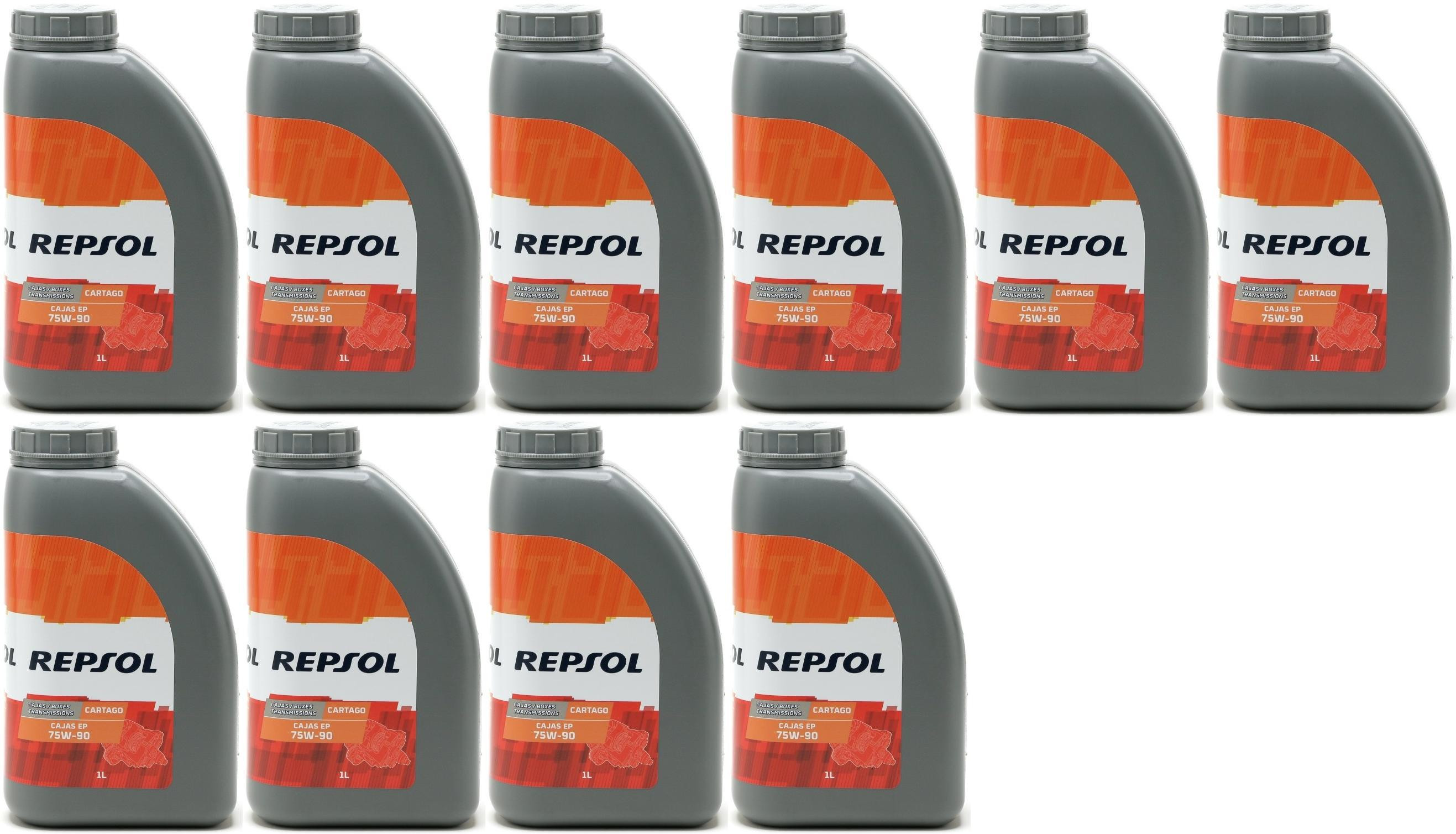 Repsol Getriebeöl CARTAGO CAJAS EP 75W-90 1 Liter 10x 1l = 10 Liter