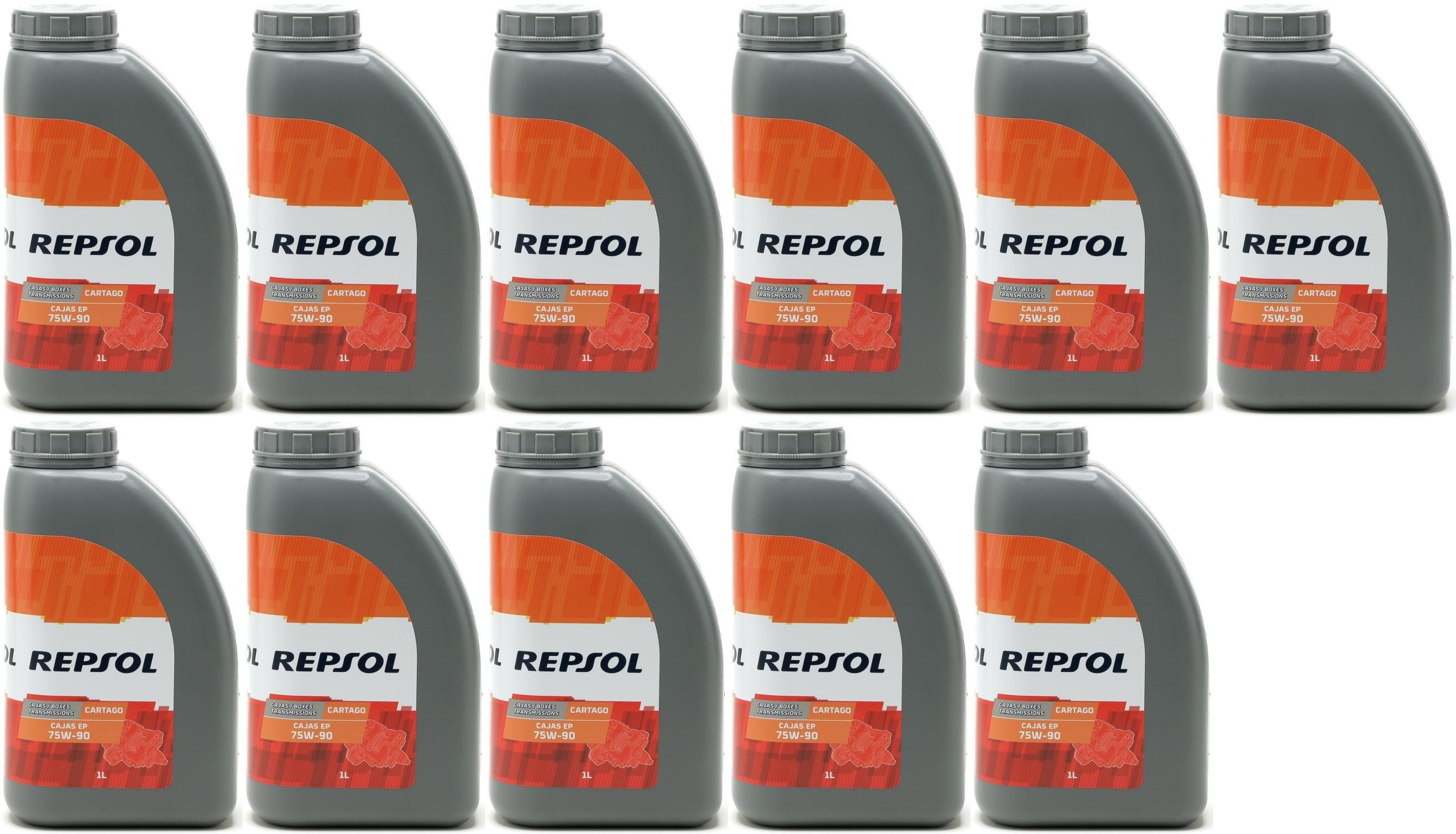 Repsol Getriebeöl CARTAGO CAJAS EP 75W-90 1 Liter 11x 1l = 11 Liter