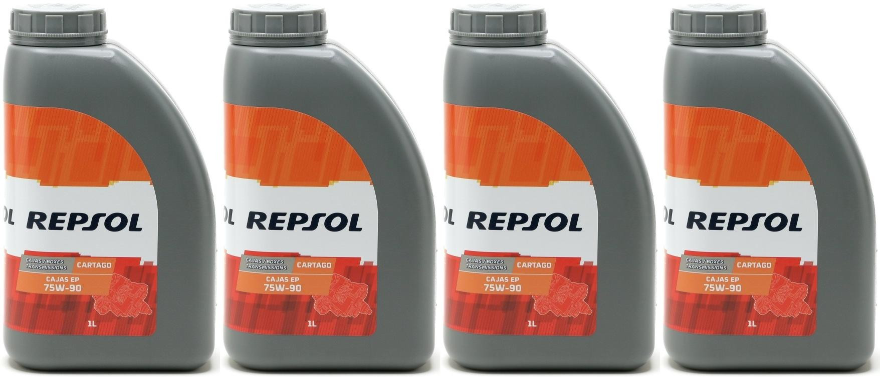 Repsol Getriebeöl CARTAGO CAJAS EP 75W-90 1 Liter 4x 1l = 4 Liter