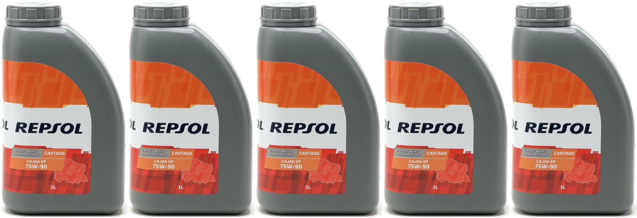 Repsol Getriebeöl CARTAGO CAJAS EP 75W-90 1 Liter 5x 1l = 5 Liter