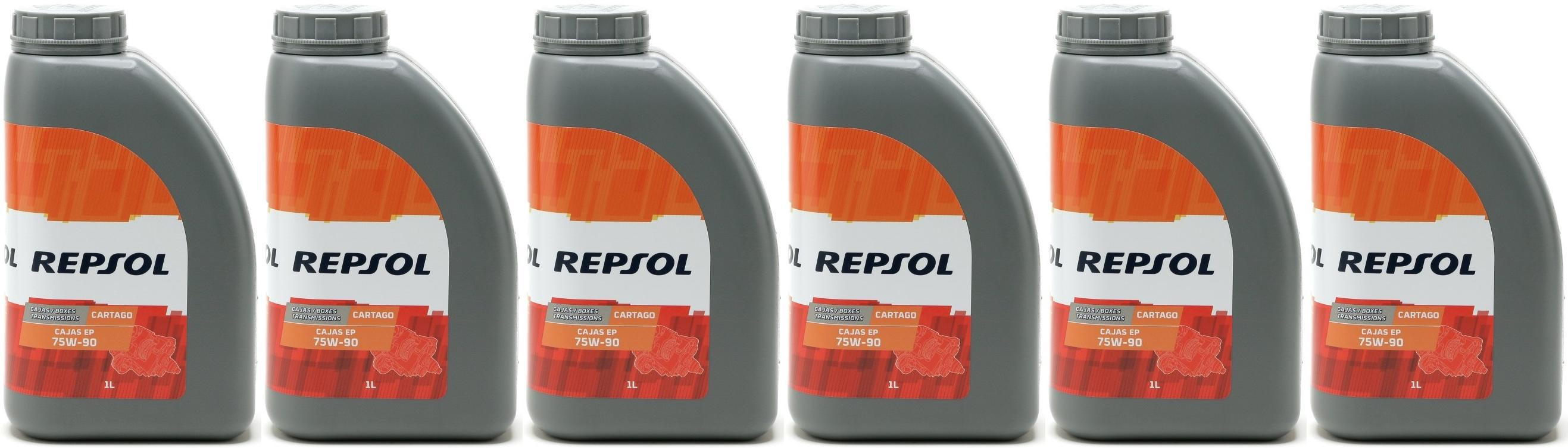 Repsol Getriebeöl CARTAGO CAJAS EP 75W-90 1 Liter 6x 1l = 6 Liter