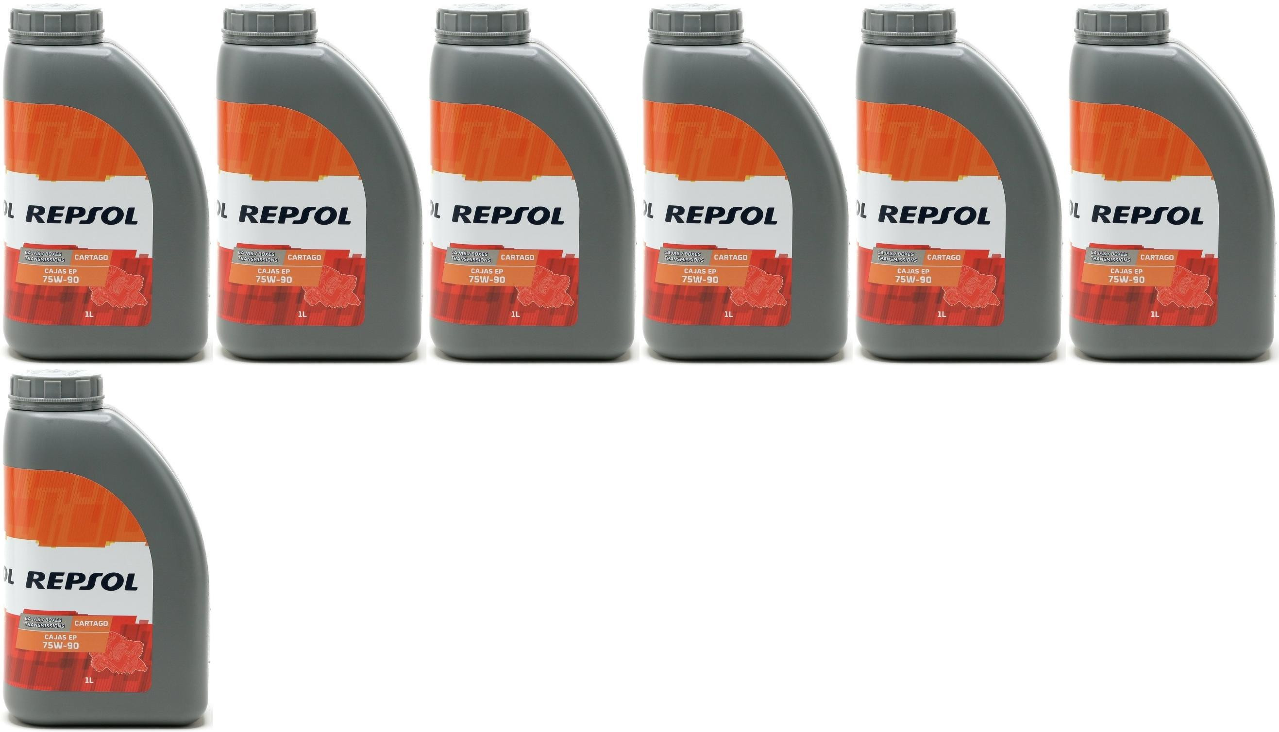 Repsol Getriebeöl CARTAGO CAJAS EP 75W-90 1 Liter 7x 1l = 7 Liter
