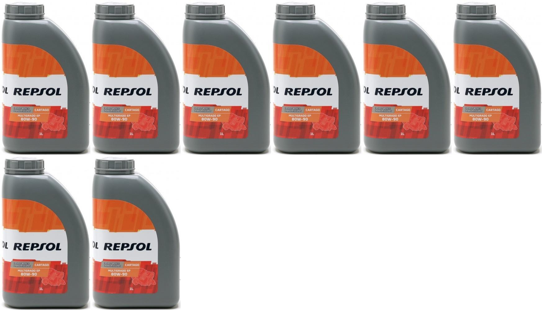 Repsol Getriebeöl CARTAGO EP MULTIGRADO 80W90 1 Liter 8x 1l = 8 Liter