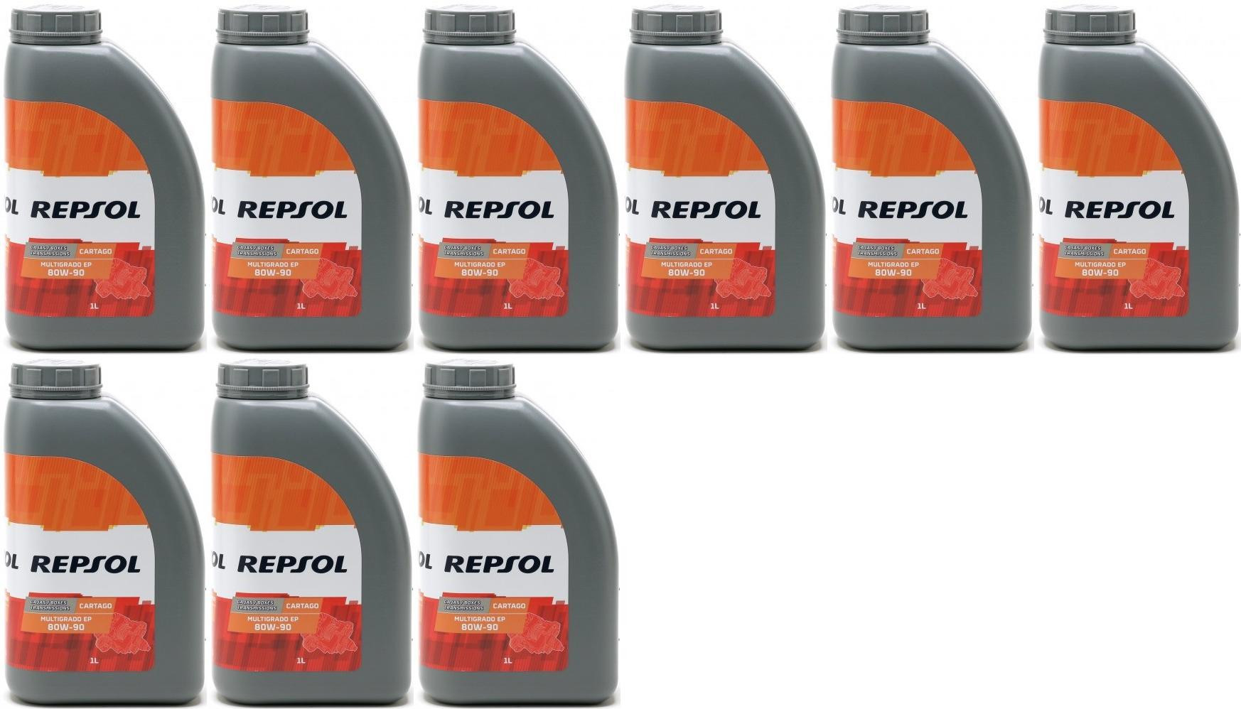 Repsol Getriebeöl CARTAGO EP MULTIGRADO 80W90 1 Liter 9x 1l = 9 Liter