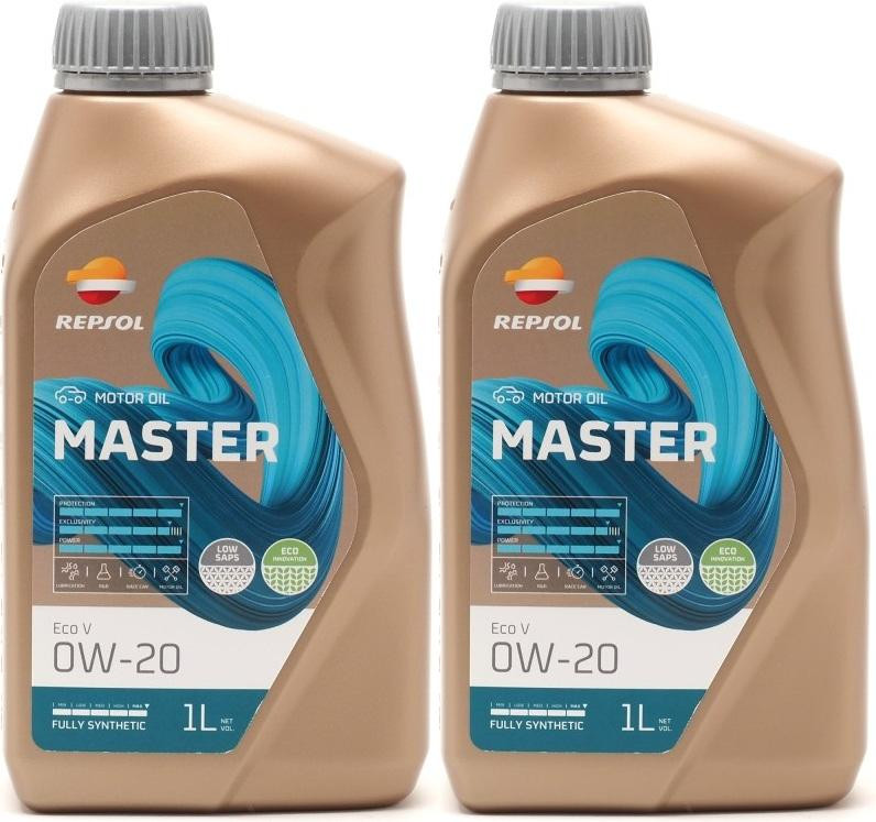 Repsol Motoröl MASTER ECO V 0W-20 1 Liter 2x 1l = 2 Liter