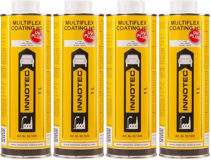 Innotec Multiflex Coating HS UV Plus Steinschlagschutz weiß 1 L 4x 1l = 4 Liter