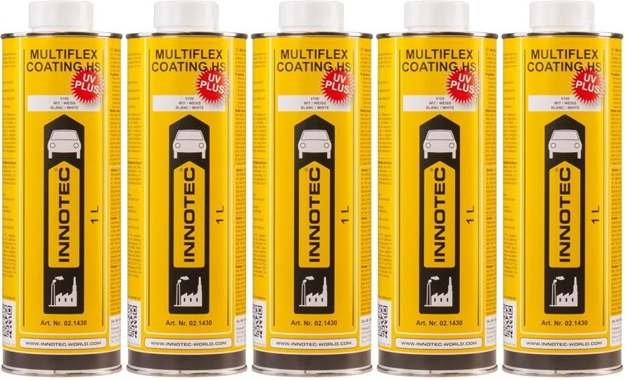 Innotec Multiflex Coating HS UV Plus Steinschlagschutz weiß 1 L 5x 1l = 5 Liter