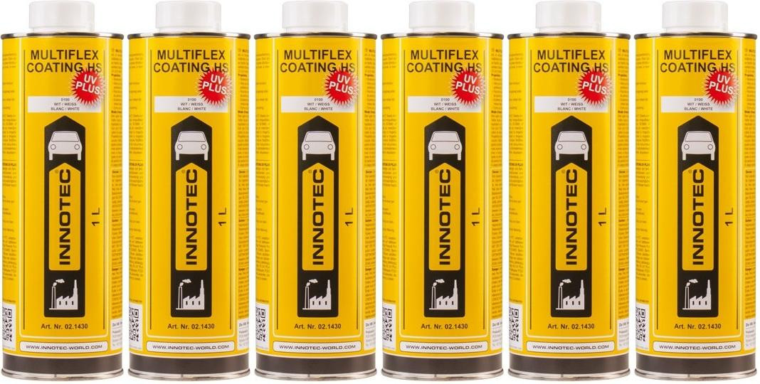 Innotec Multiflex Coating HS UV Plus Steinschlagschutz weiß 1 L 6x 1l = 6 Liter