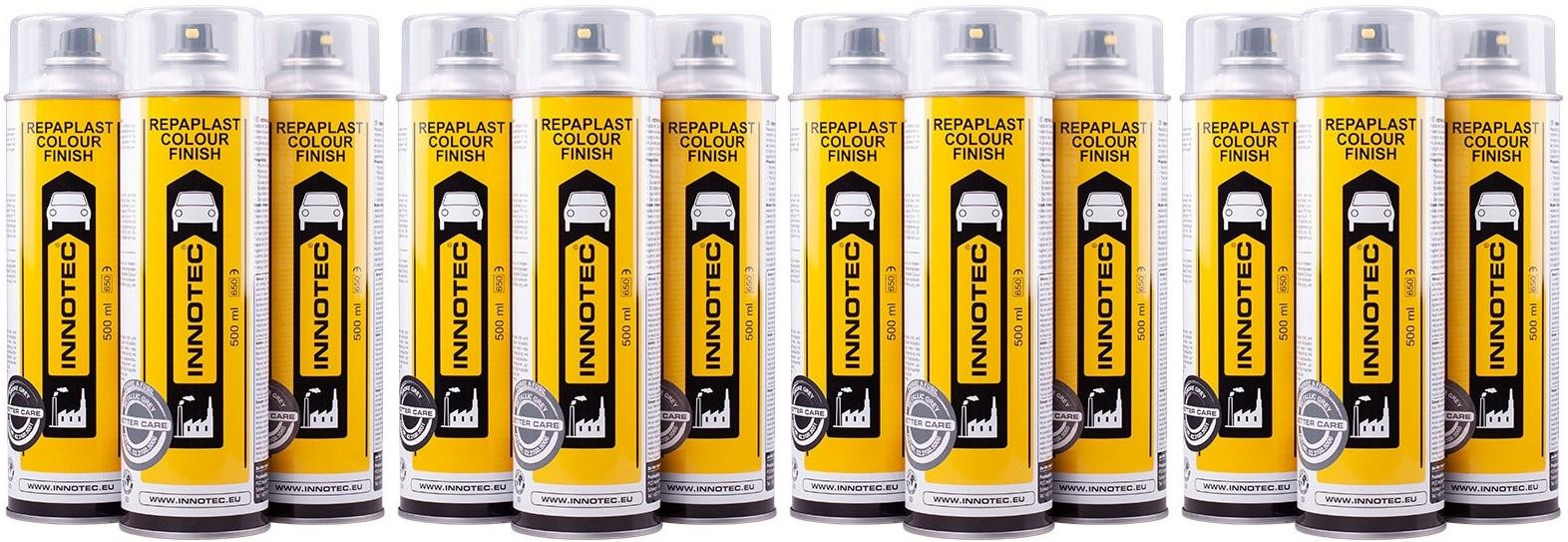 Innotec Repaplast Colour Finish Better Care Kunststofflack, rauchgrau 4x 500ml