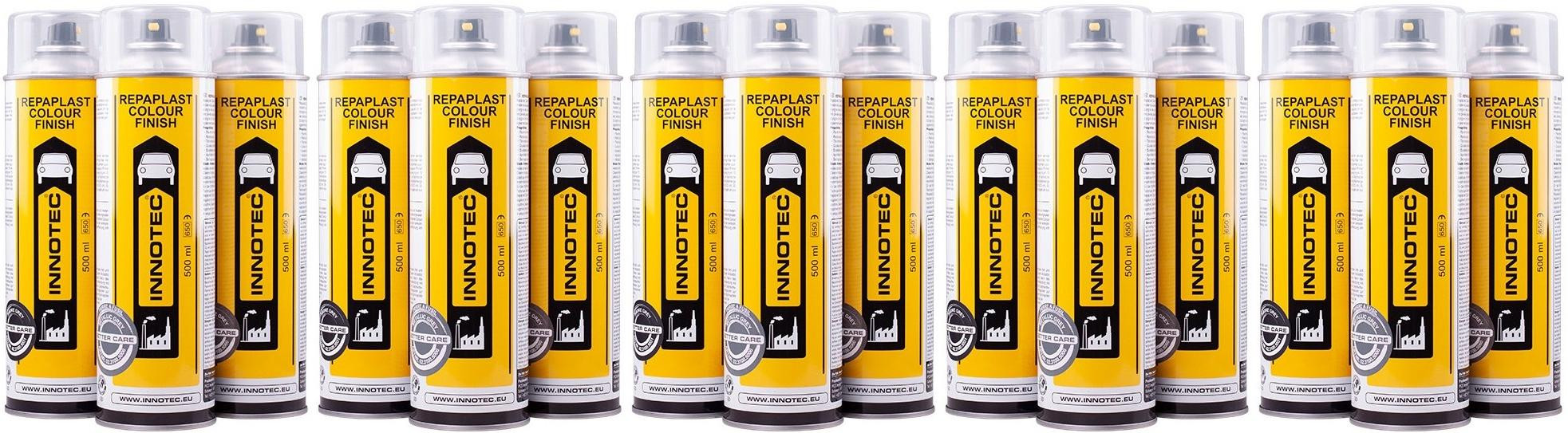 Innotec Repaplast Colour Finish Better Care Kunststofflack, rauchgrau 5x 500ml