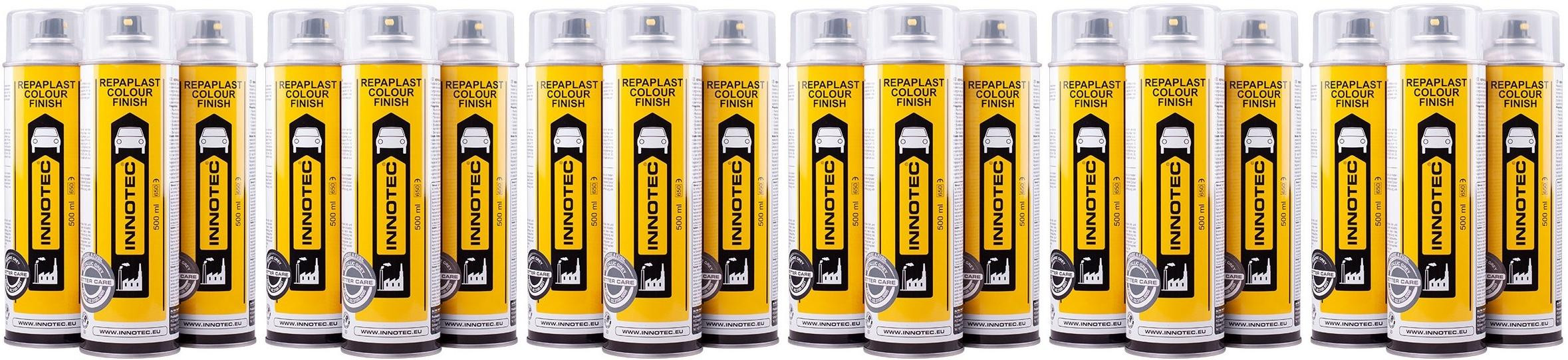 Innotec Repaplast Colour Finish Better Care Kunststofflack, rauchgrau 6x 500ml