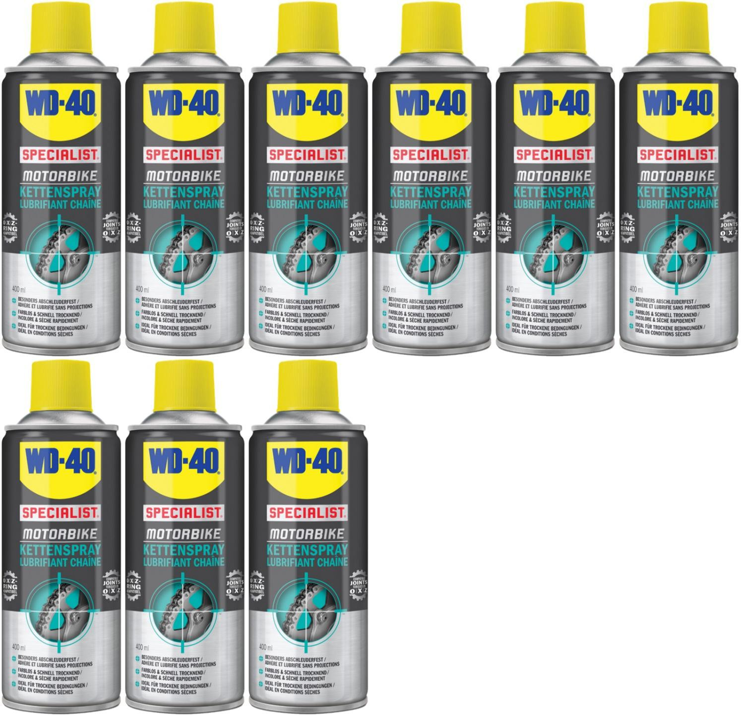 WD-40 Motorbike SPECIALIST Kettenspray 9x 400 Milliliter