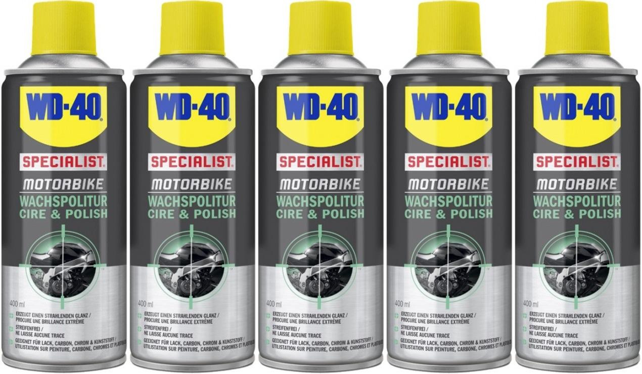 WD-40 Motorbike SPECIALIST Wachspolitur 5x 400 Milliliter