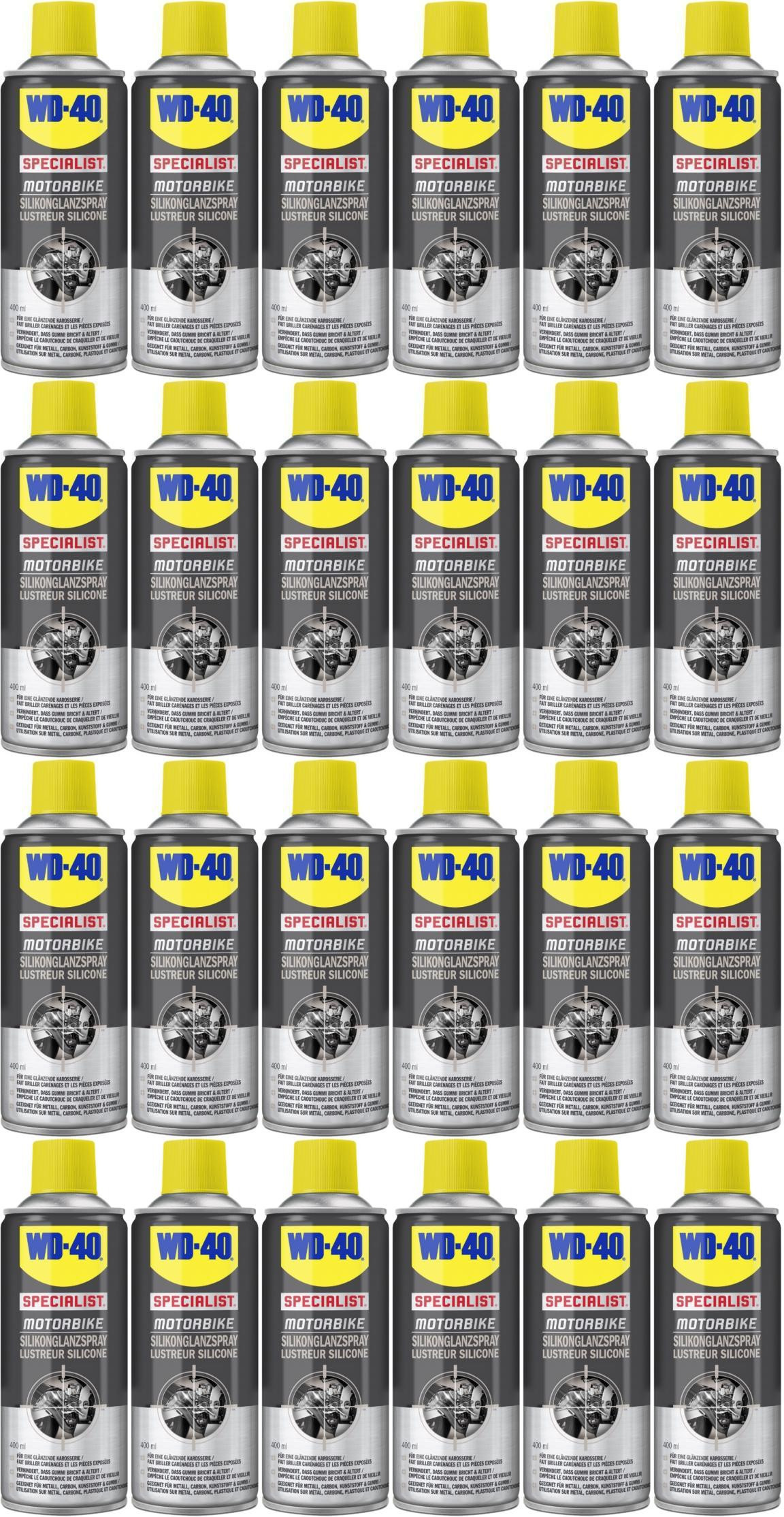 WD-40 Motorbike SPECIALIST Silikonglanzspray 24x 400 Milliliter