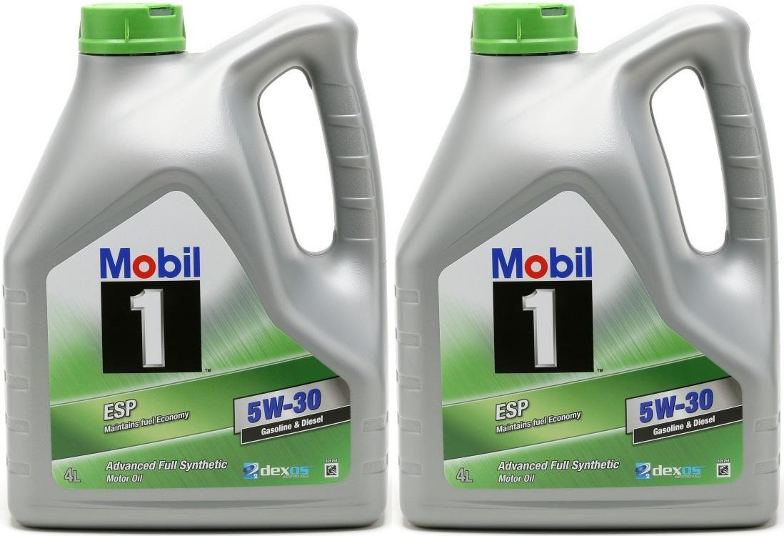 Mobil 1 ESP 5W-30 Motoröl 2x 4l = 8 Liter