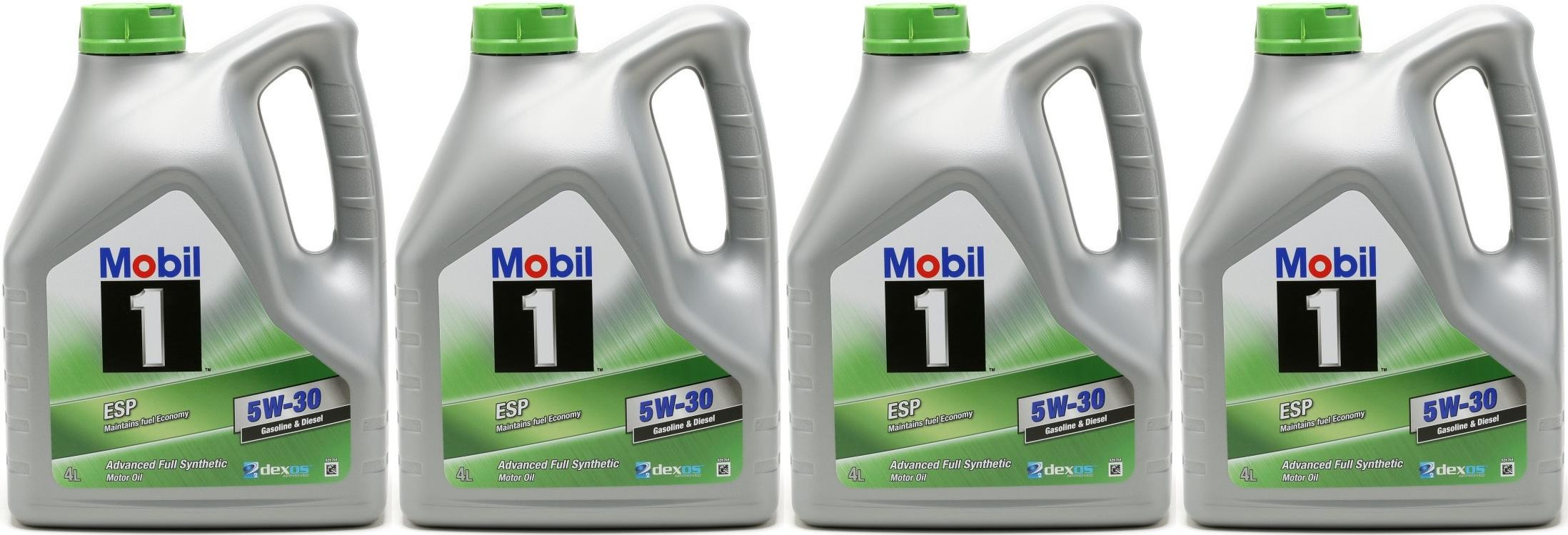 Mobil 1 ESP 5W-30 Motoröl 4x 4l = 16 Liter