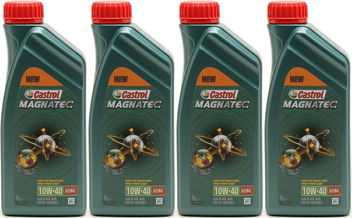 Castrol Magnatec 10W-40 A3/B4 Diesel & Benziner Motoröliter 4x 1l = 4 Liter