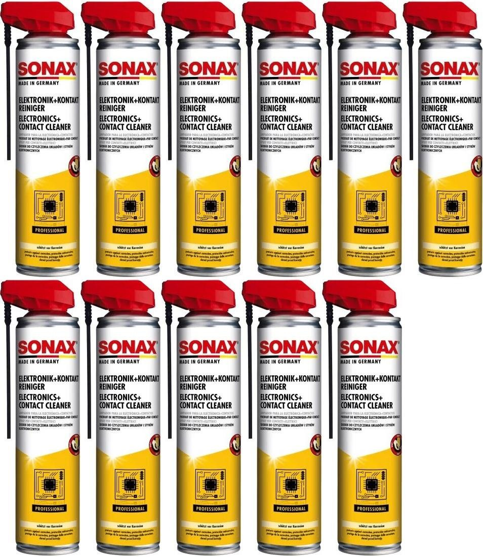 SONAX Elektronik + KontaktReiniger mit EasySpray 11x 400 Milliliter