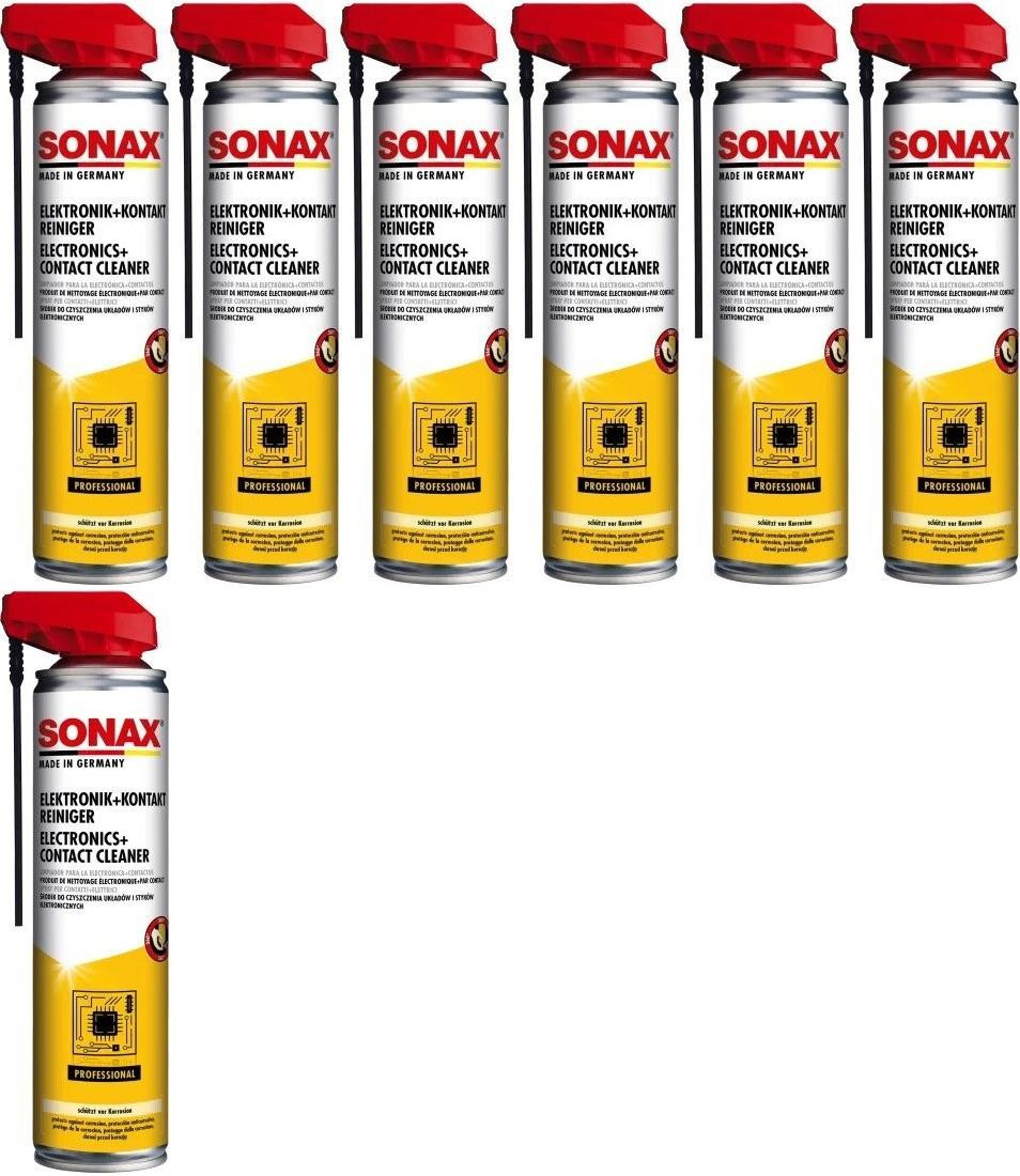 SONAX Elektronik + KontaktReiniger mit EasySpray 7x 400 Milliliter