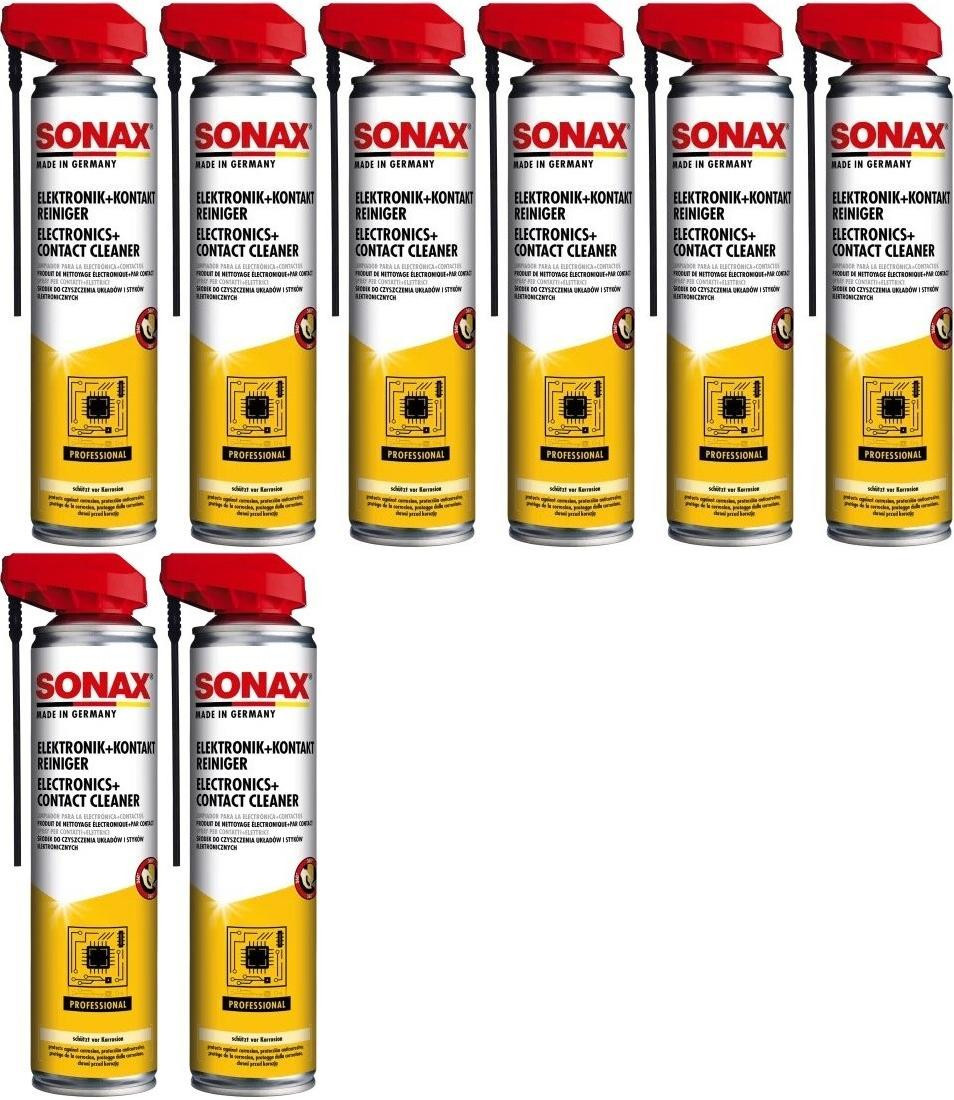 SONAX Elektronik + KontaktReiniger mit EasySpray 8x 400 Milliliter