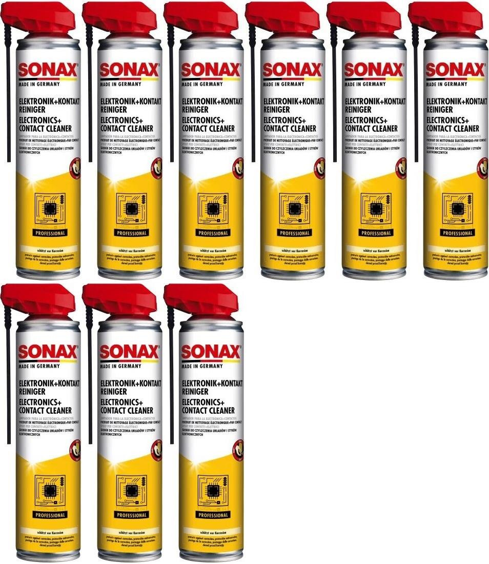 SONAX Elektronik + KontaktReiniger mit EasySpray 9x 400 Milliliter