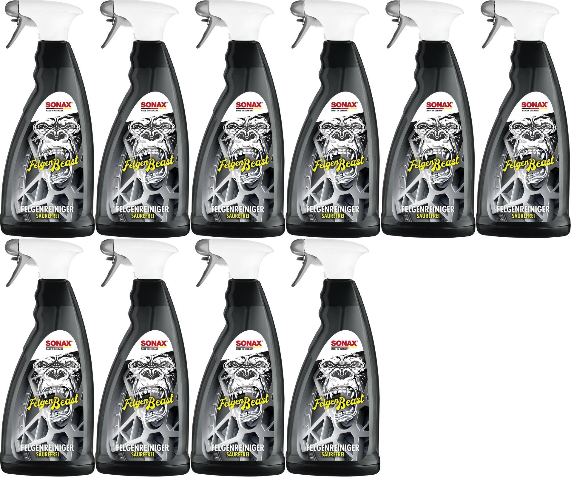 SONAX FelgenBeast NEU 1 l 10x 1l = 10 Liter