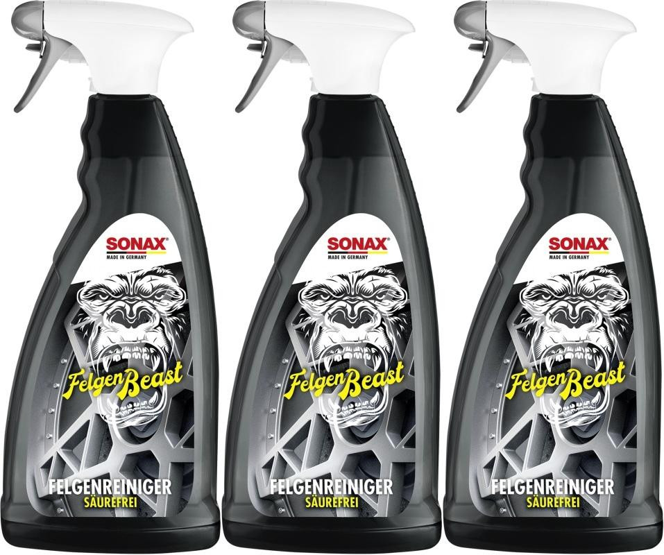 SONAX FelgenBeast NEU 1 l 3x 1l = 3 Liter