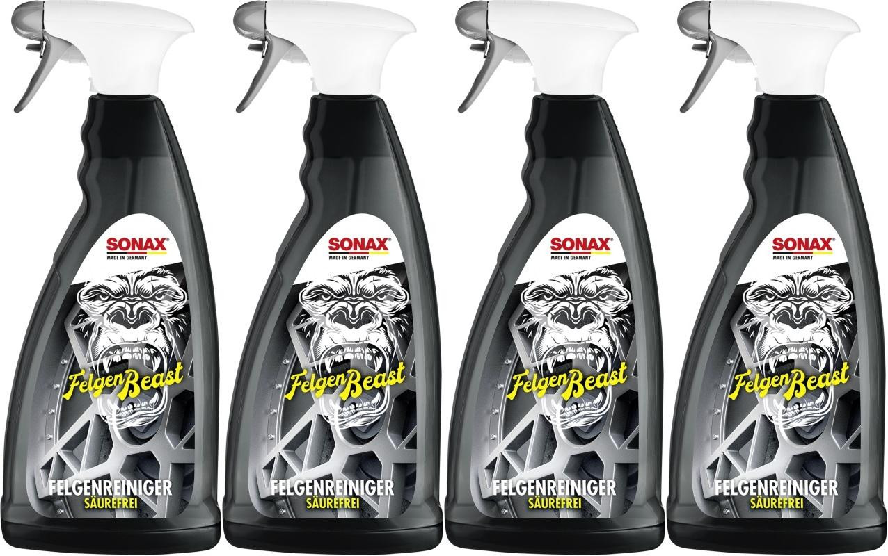 SONAX FelgenBeast NEU 1 l 4x 1l = 4 Liter