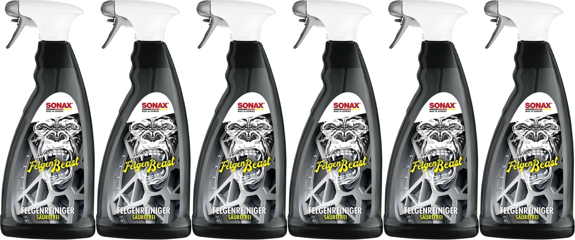 SONAX FelgenBeast NEU 1 l 6x 1l = 6 Liter