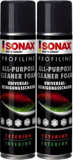 SONAX ProfiLine All-Purpose Cleaner Foam (APC) 2x 400 Milliliter