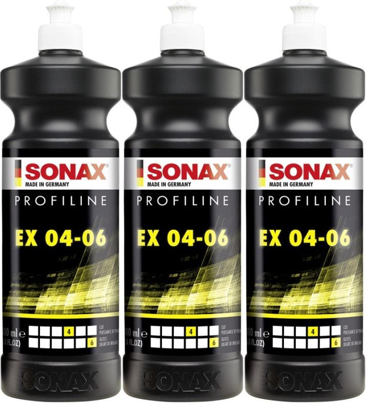 SONAX ProfiLine EX 04-06 silikonfrei 1 l 3x 1l = 3 Liter