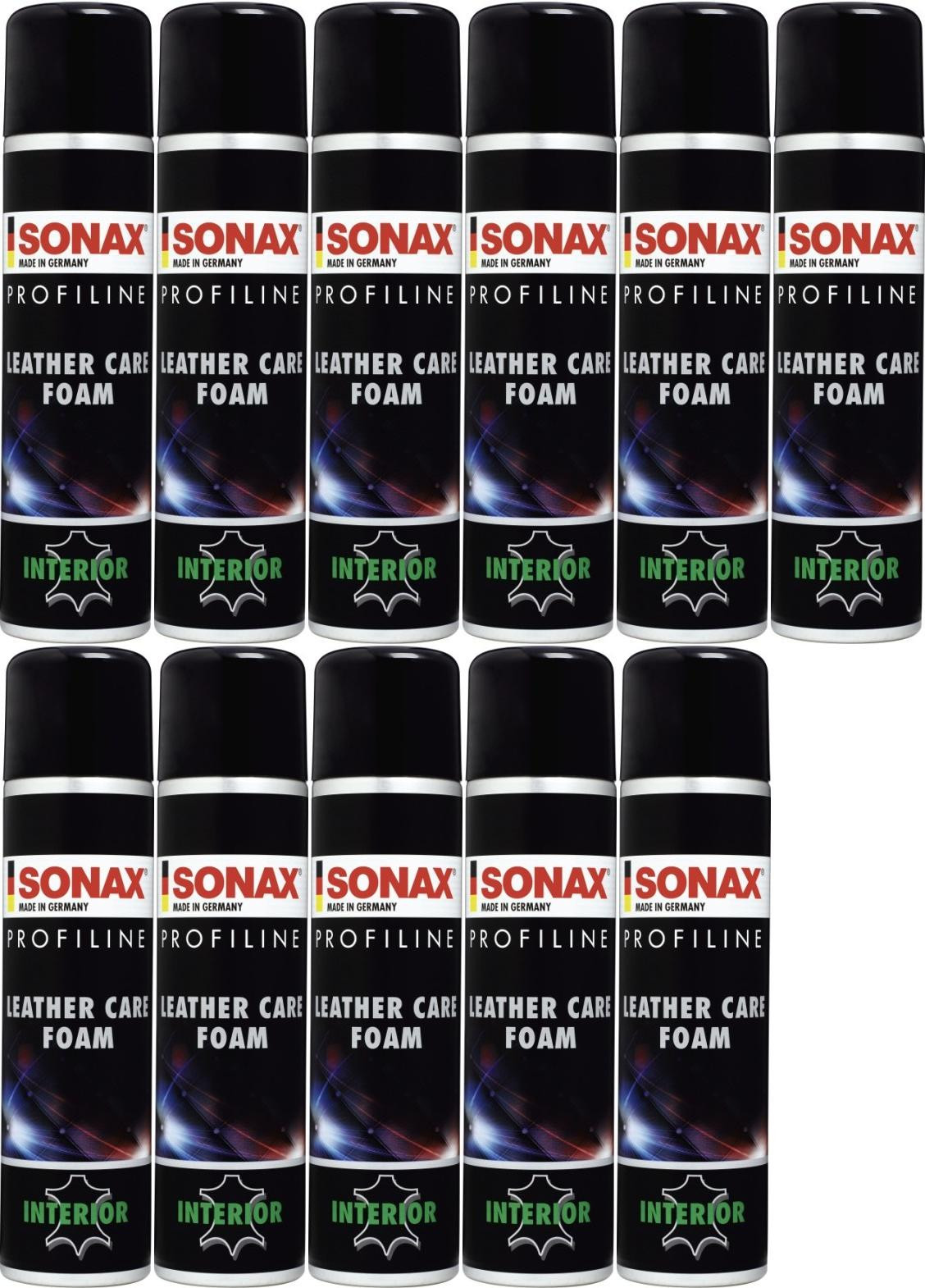 SONAX ProfiLine Leather Care Foam 11x 400 Milliliter