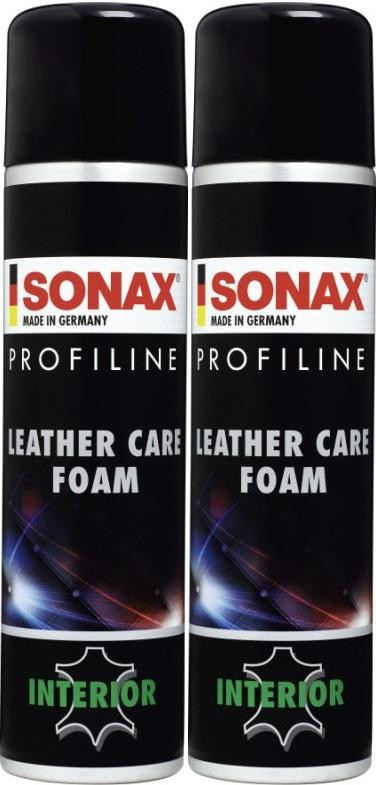 SONAX ProfiLine Leather Care Foam 2x 400 Milliliter