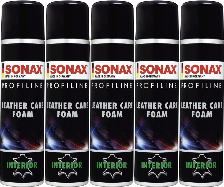 SONAX ProfiLine Leather Care Foam 5x 400 Milliliter
