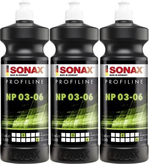 SONAX ProfiLine NP 03-06 silikonfrei 1 l 3x 1l = 3 Liter