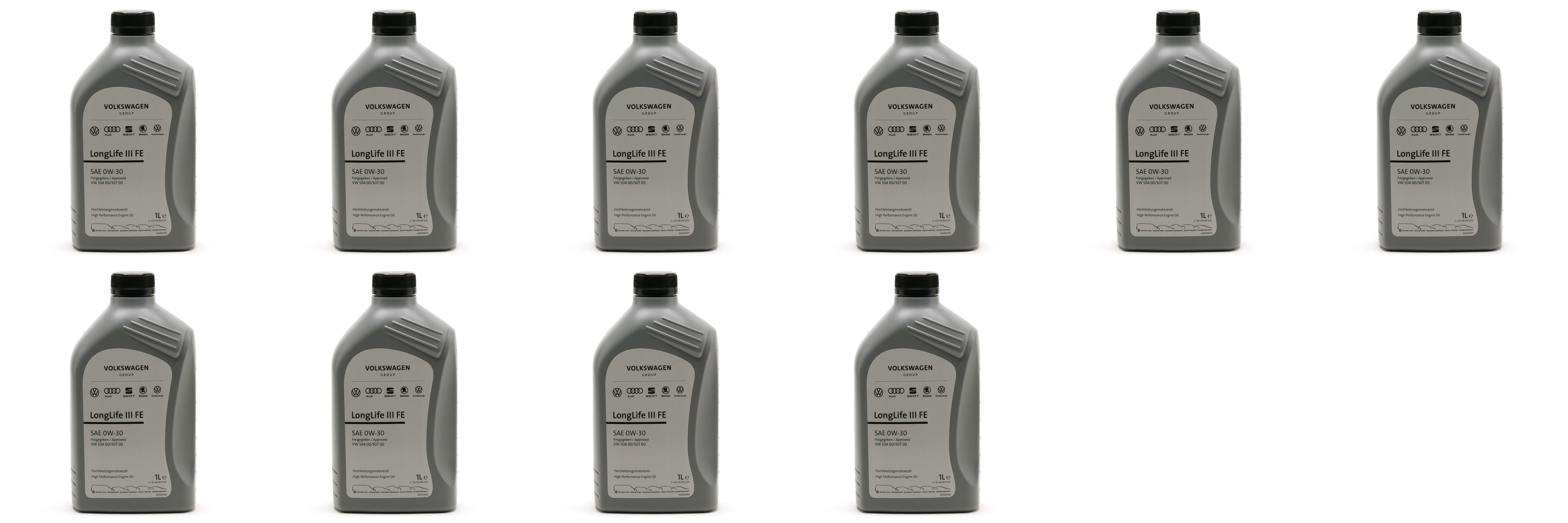 Original VW LongLife III FE 0W-30 Original GS55545M2EUR - 10x 1l = 10 Liter