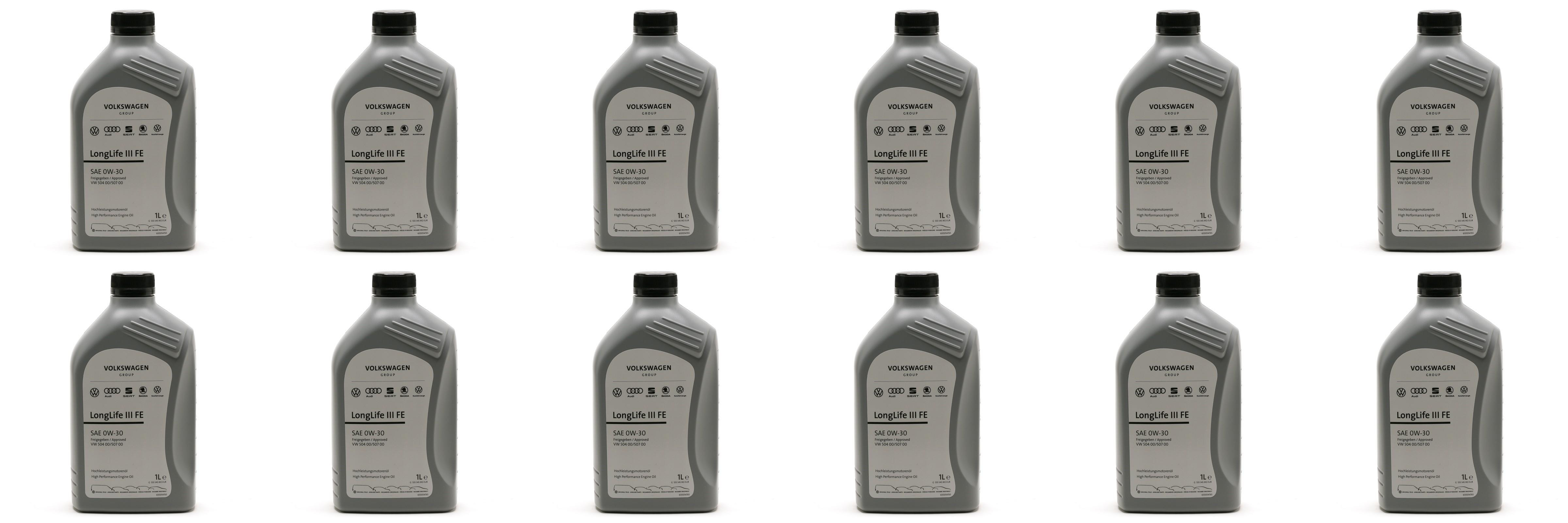 Original VW LongLife III FE 0W-30 Original GS55545M2EUR - 12x 1l = 12 Liter