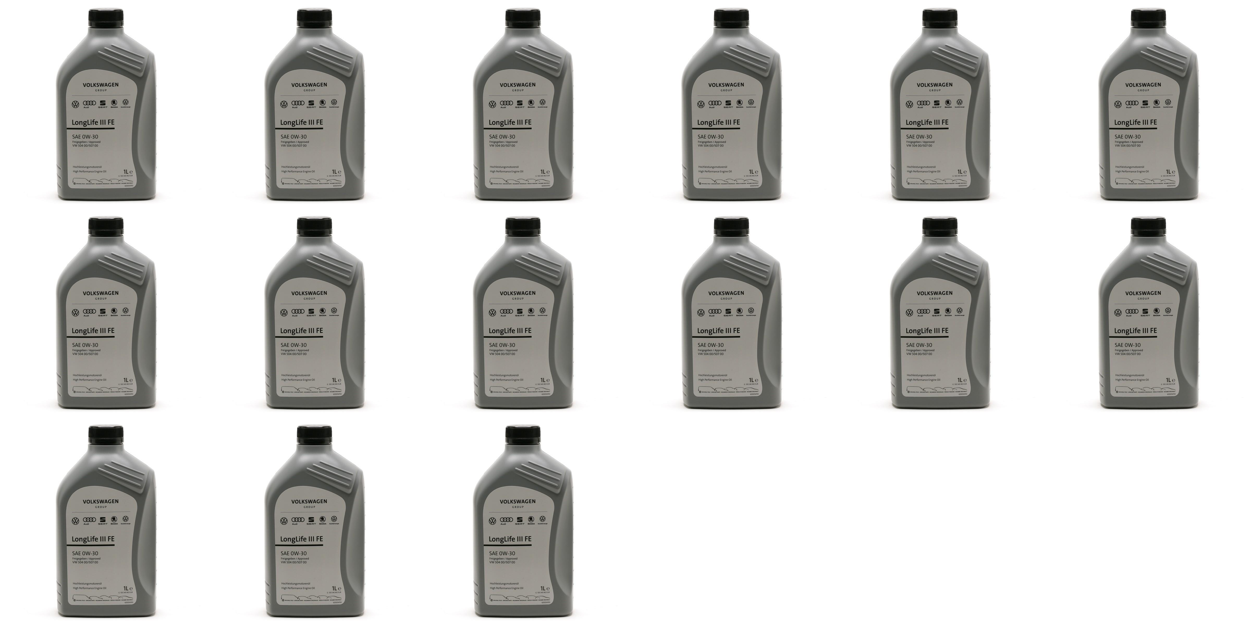 Original VW LongLife III FE 0W-30 Original GS55545M2EUR - 15x 1l = 15 Liter