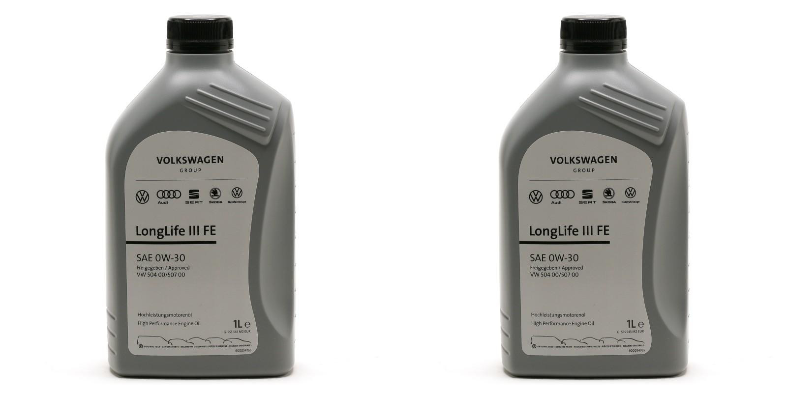 Original VW LongLife III FE 0W-30 Original GS55545M2EUR - 2x 1l = 2 Liter