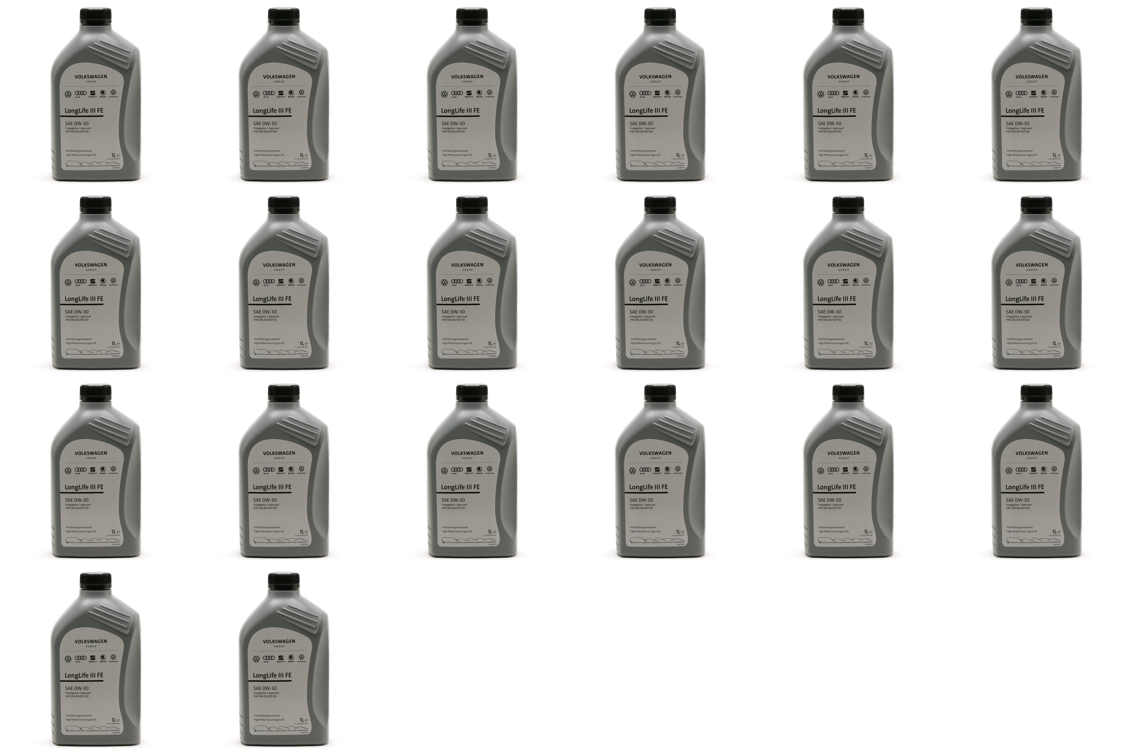 Original VW LongLife III FE 0W-30 Original GS55545M2EUR - 20x 1l = 20 Liter