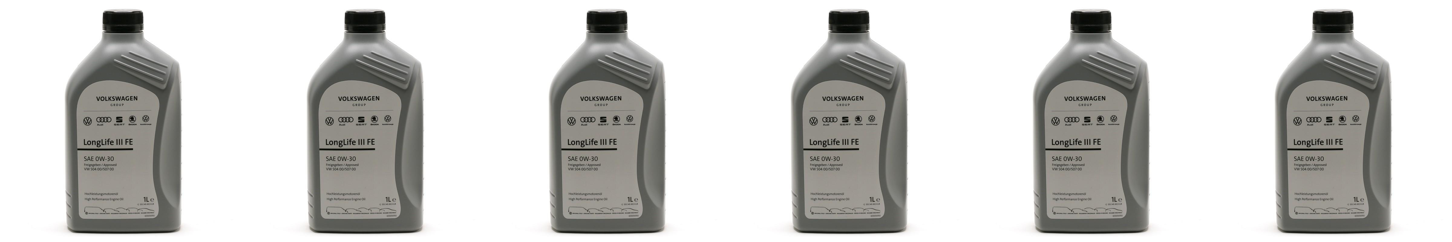 Original VW LongLife III FE 0W-30 Original GS55545M2EUR - 6x 1l = 6 Liter