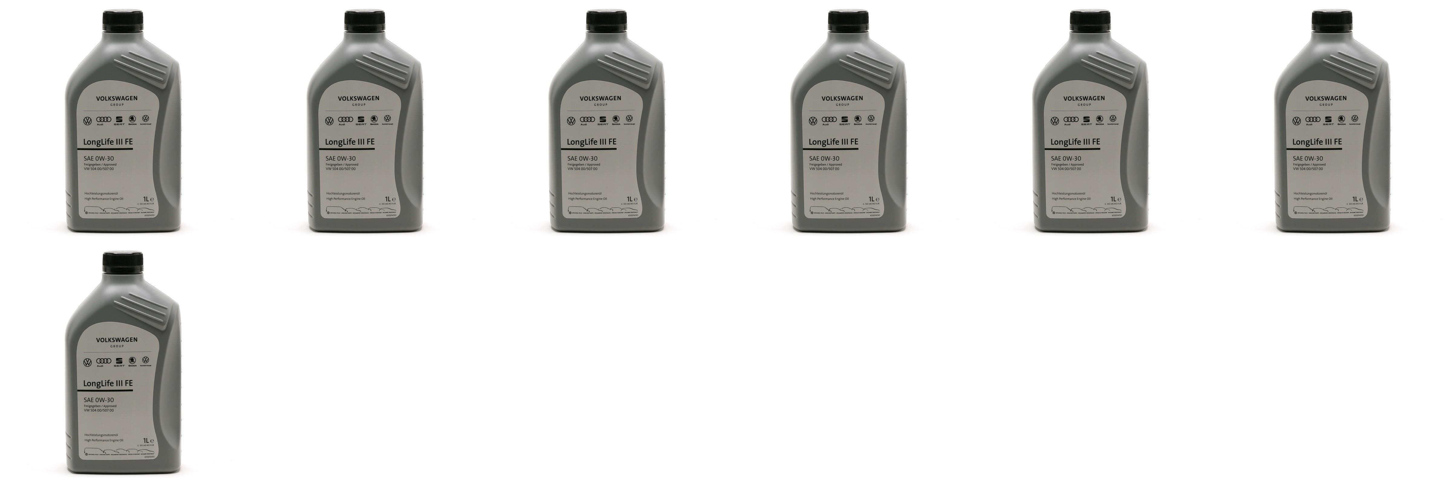 Original VW LongLife III FE 0W-30 Original GS55545M2EUR - 7x 1l = 7 Liter