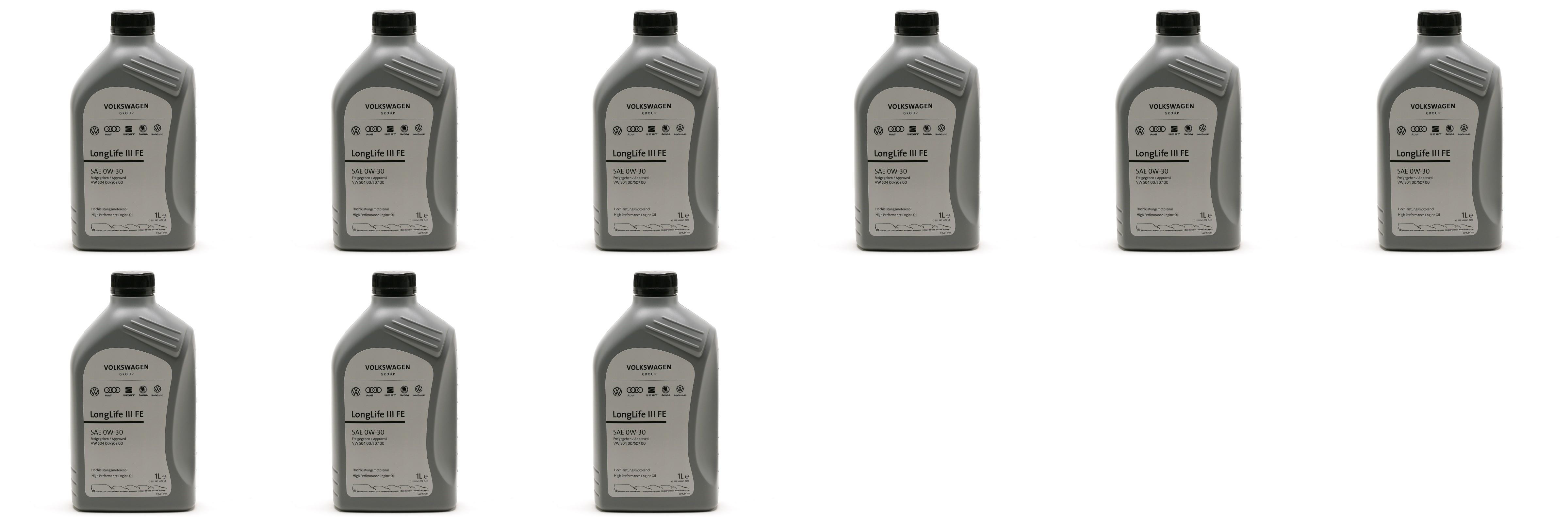 Original VW LongLife III FE 0W-30 Original GS55545M2EUR - 9x 1l = 9 Liter
