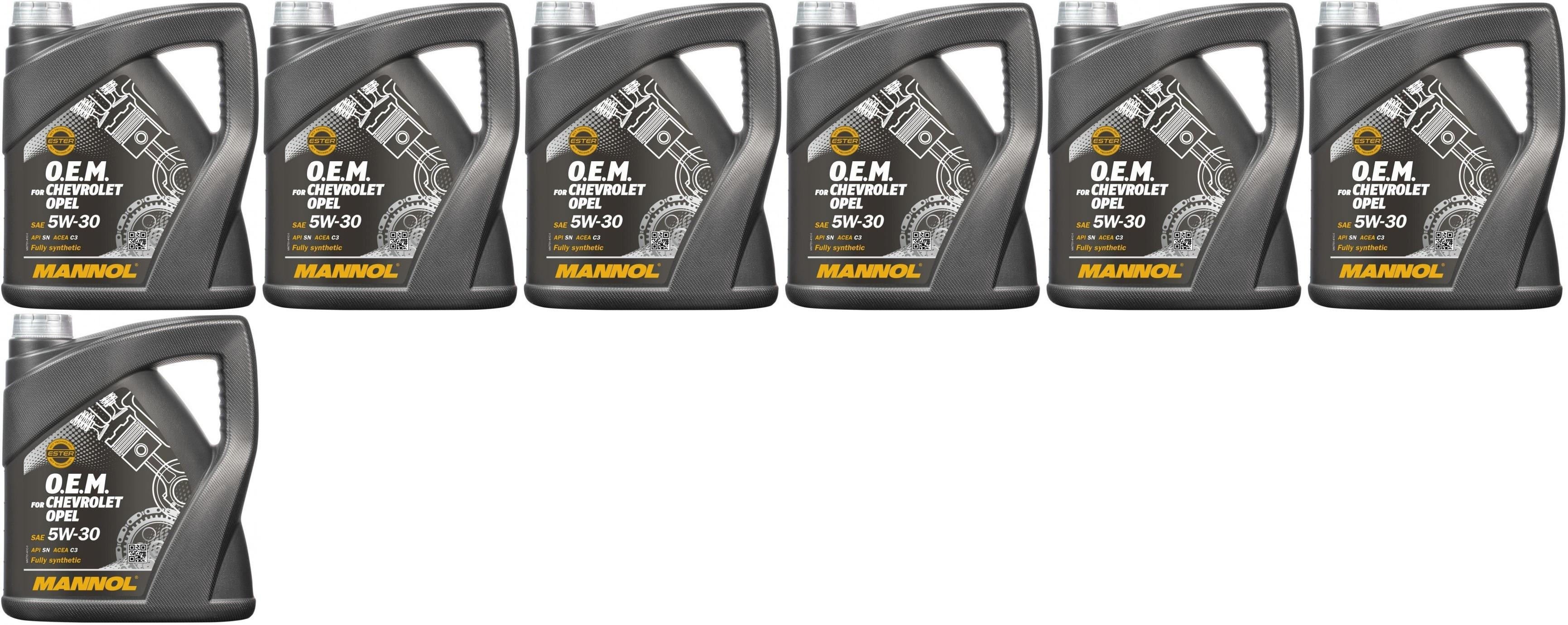 MANNOL 7701 O.E.M. for Chevrolet Opel 7x 4l = 28 Liter