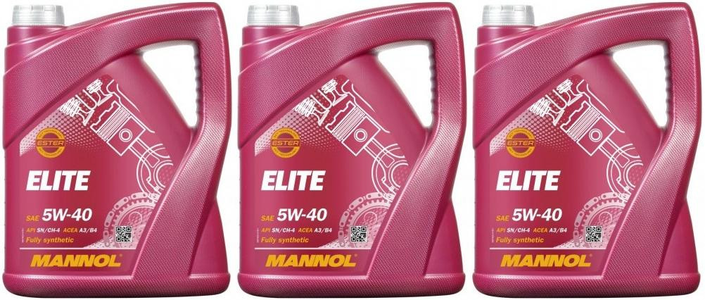 MANNOL 7903 ELITE 5W-40 3x 5 = 15 Liter