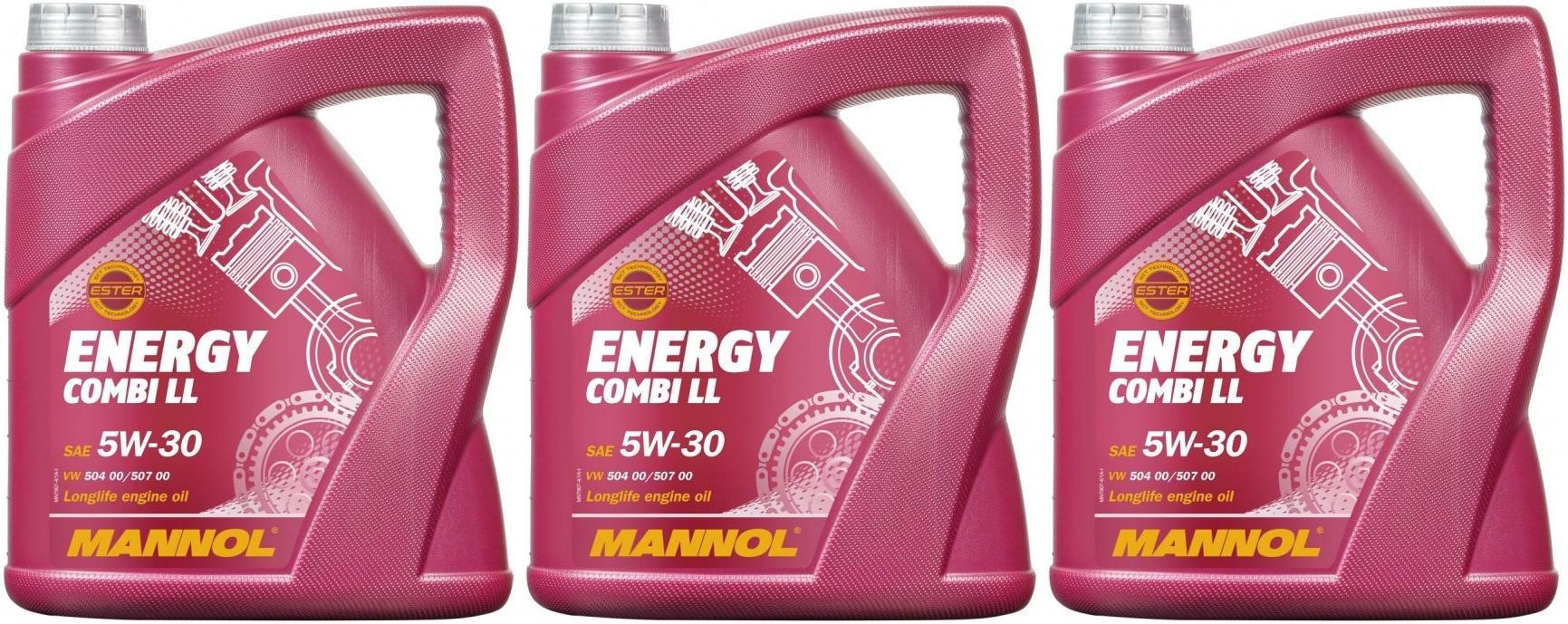 MANNOL 7907 ENERGY COMBI LL SAE 5W-30 3x 4l = 12 Liter