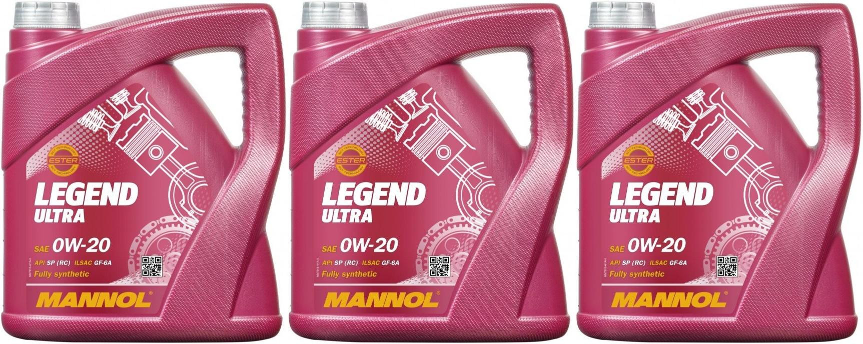 MANNOL 7918 LEGEND ULTRA SAE 0W-20 3x 4l = 12 Liter