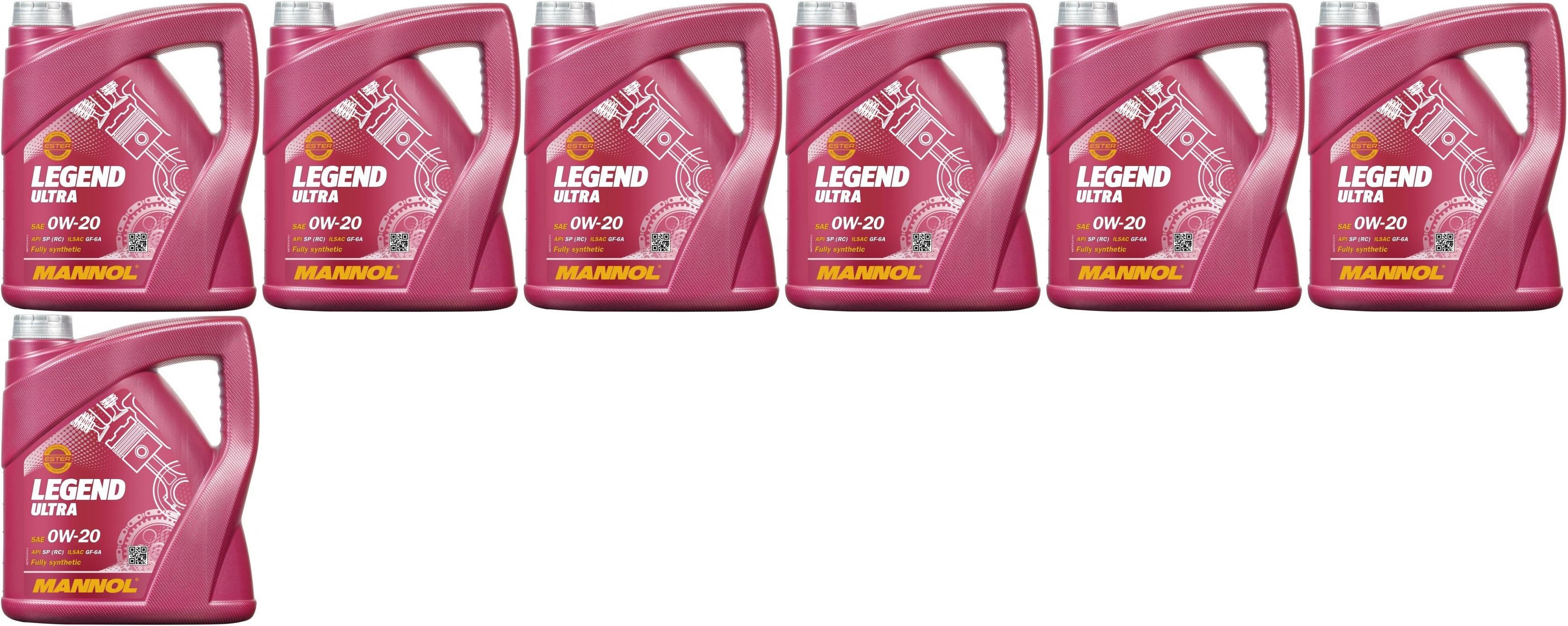 MANNOL 7918 LEGEND ULTRA SAE 0W-20 7x 4l = 28 Liter